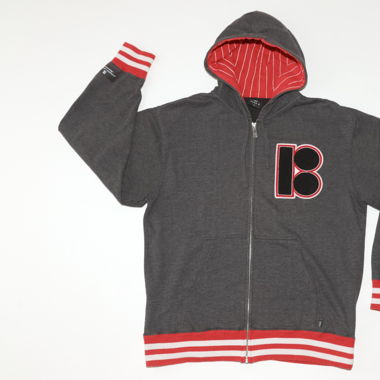 PLAN B skateboard ZIP HOODIE zipper