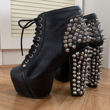 Jeffrey Campbell Leder Stiefel Gr. 36  