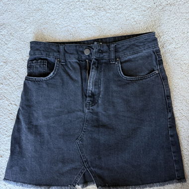 Jeansrock dunkelgrau