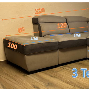 Sofa zum Verkaufen Beige-Grau