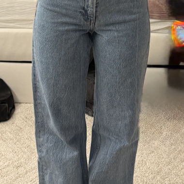 Straight leg jeans