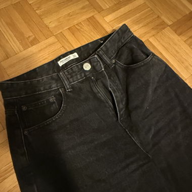 Jeans neri ampi Pull&Bear