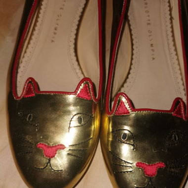 Charlotte Olympia kitty flats shoes 