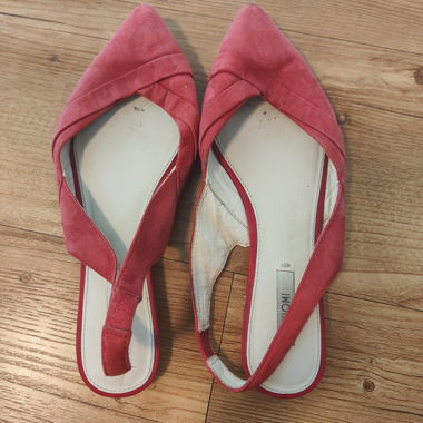 Red Slingback Pumps