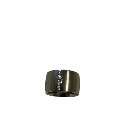 Edelstahl-silber Ring