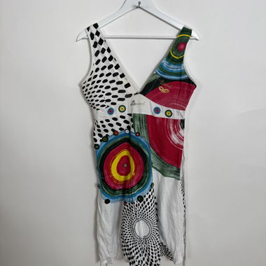 Robe sans manches vintage à motif Desigual