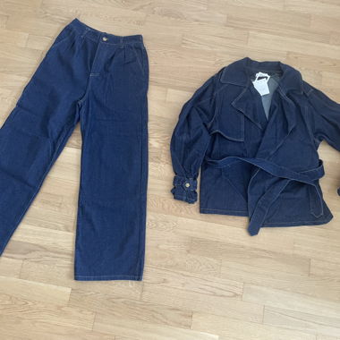 Set Trenchcoat in Jeans XS/S