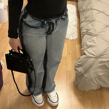 Two-tone trousers