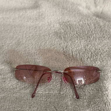 Vintage rahmenlose Sonnenbrille