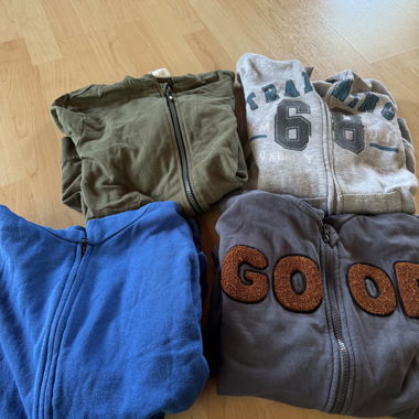 5 x Kinder hoodie jacke