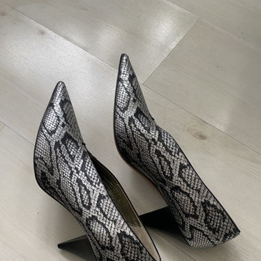Celine Leo Pump silver