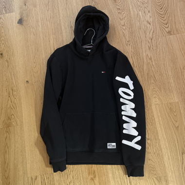 Tommy Hilfiger Denim Hoodie – Größe M – Schwarz