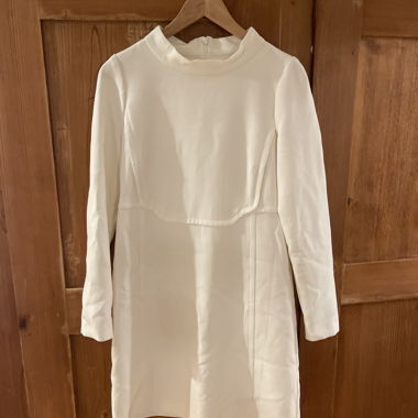 Robe blanche Hallhuber