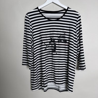 Top a righe Bonita XL