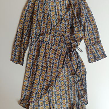 Wrap Dress with Pattern 