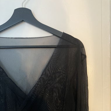 Top longues manches transparent 