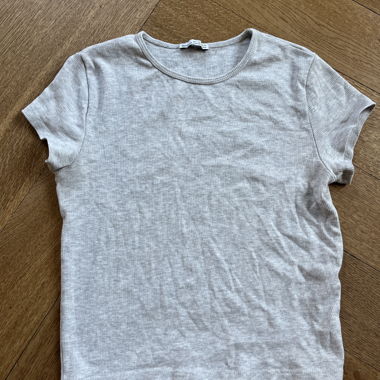Bershka Ribbed T-Shirt