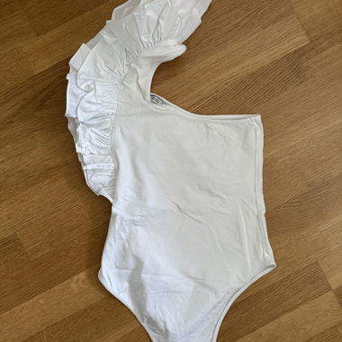 White Ruffle Body
