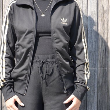 Adidas Trainingsjacke schwarz gold