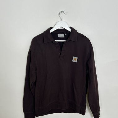 Carhartt Brown Polo Sweater