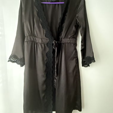 Peignoir sexy noir