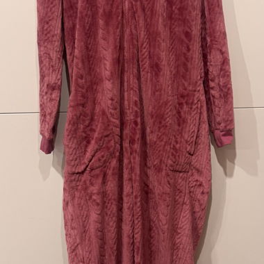 Pink Hooded Jumpsuit