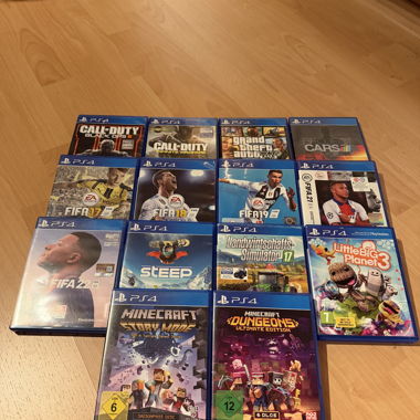 PS4-Spiele Sammlung