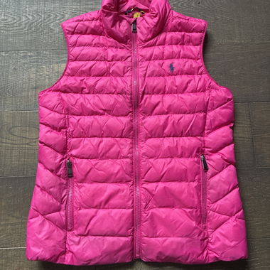 Gilet Imbottito Rosa Senza Maniche