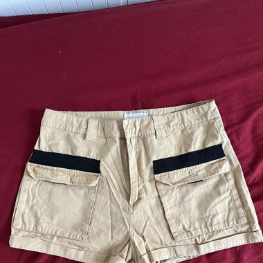 Mustard beige shorts