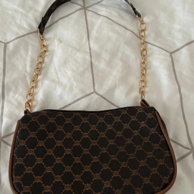 Dark Brown Pattern Bag