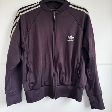 Adidas training jacket purple size 42