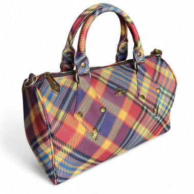 Vivienne Westwood Derby Collection Sac Boston Tartan