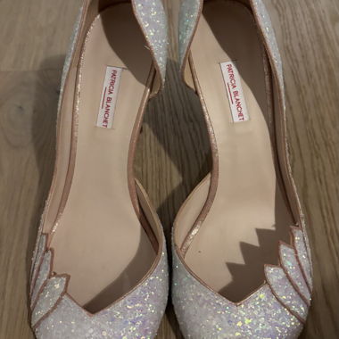 Offene Pumps mit Pailletten Patricia Blanchet Gr. 40