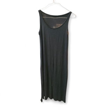Black long tank dress