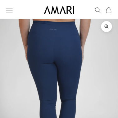 Leggings blu AMARI con tasche