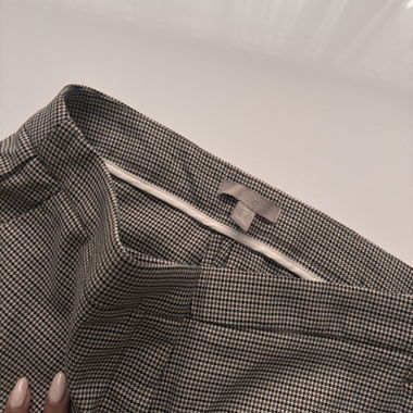 H&M checked suit trousers
