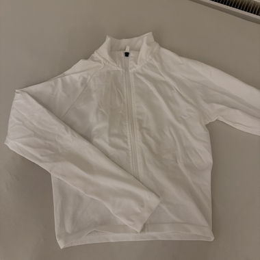 Sportjacke eng seamless weiss