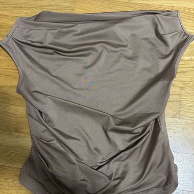 Brown Sleeveless Top