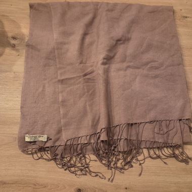 Écharpe pashmina à franges