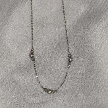 Silver 925 Necklace with Stones