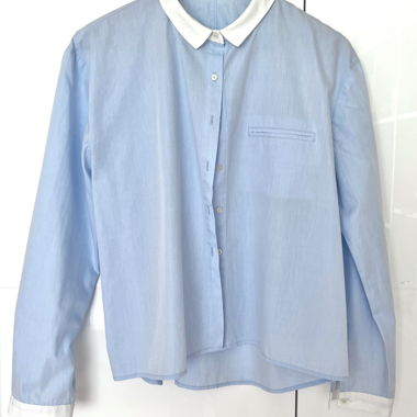 Pastel blue blouse 