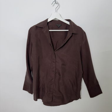 Chemise Marron Massimo Dutti