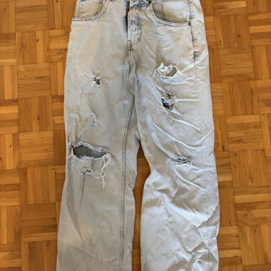 Jaded London Ripped Baggy-Jeans