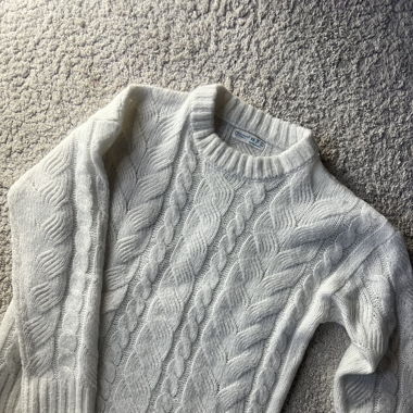 Pull blanc 