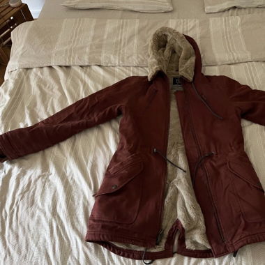 Nachhaltiger Parka HoodLamb Burgundy