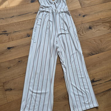 Bershka gestreifter Jumpsuit