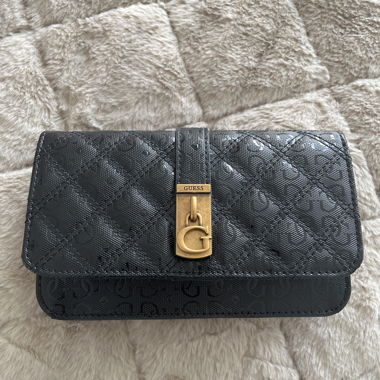 Borsa a tracolla Guess nera