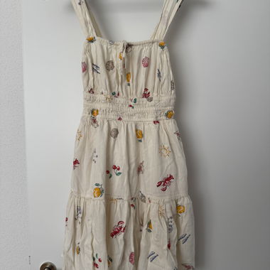 Seashell-Print Summer Dress