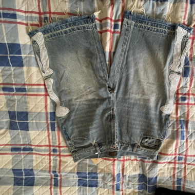 KAPITAL short jeans bones