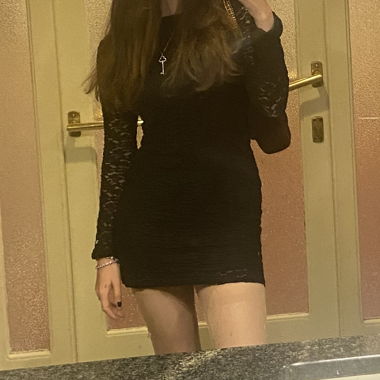 Black  Mini Dress